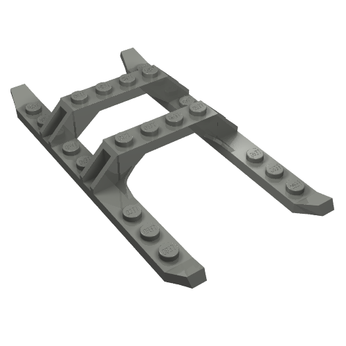 30248.png 30248 - Helicopter Sled Rails 12 x 6 - Image 1