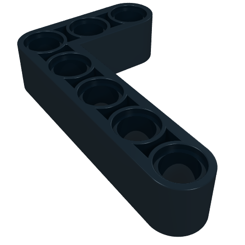 32526-4.png 32526 - Technic, Liftarm, Modified Bent Thick L-Shape 3 x 5 - Image 1
