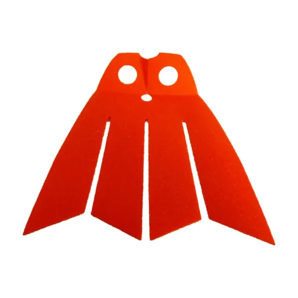 109634 Minifigure Cape Scalloped Reddish Orange