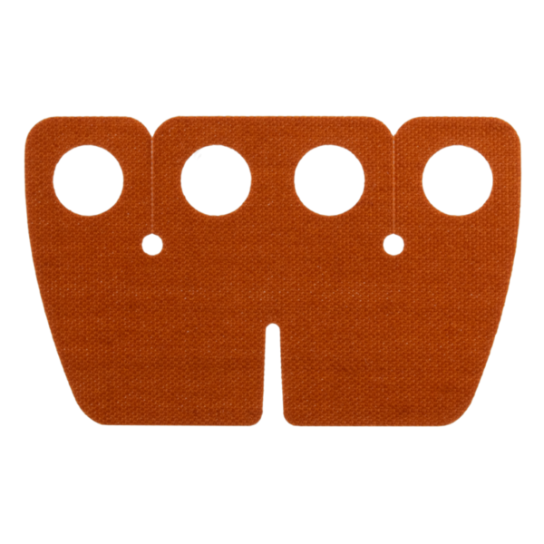 117772 - Minifigure Skirt Cloth with 4 Holes, Tapered with Split – Dark Orange