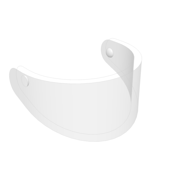 Minifigure, Visor Standard – Trans-Clear