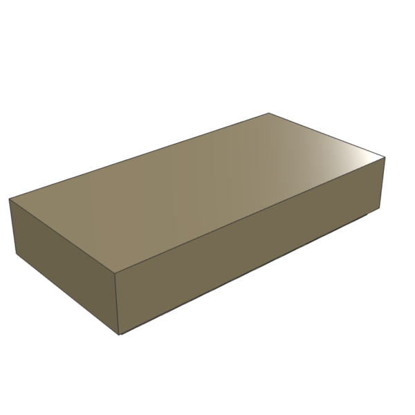 Tile 1 x 2 – Dark Tan
