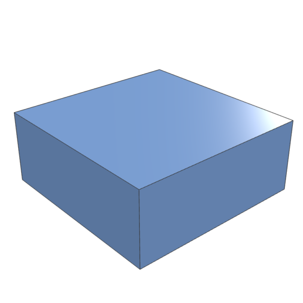 Tile 1 x 1 – Medium Blue