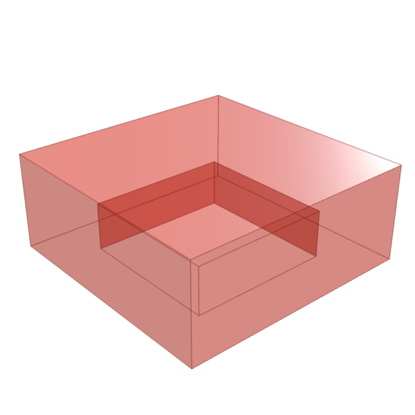 Tile 1 x 1 – Trans-Red