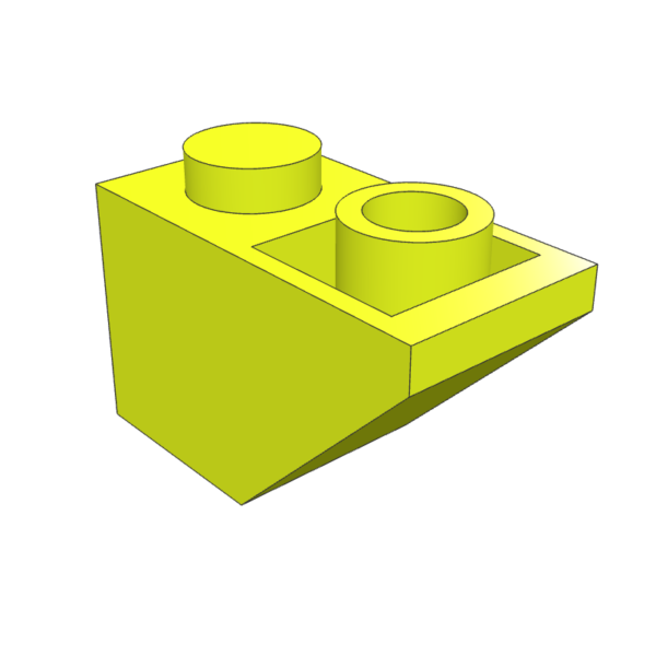 Slope, Inverted 45 2 x 1 – Neon Yellow