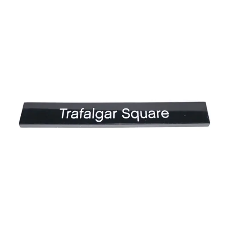 4162pb207 Tile 1x8 Trafalgar Square Black