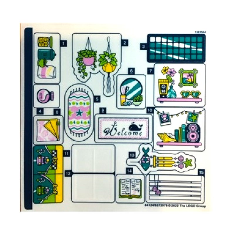 41709stk01 - Sticker Sheet for Set 41709 - (84124/6373978)