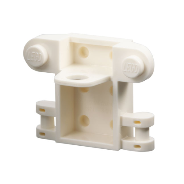 4987 - Minifigure Backpack Space Utility with 2 Front Studs, 2 Bar Handles, and 6 Back Studs – White