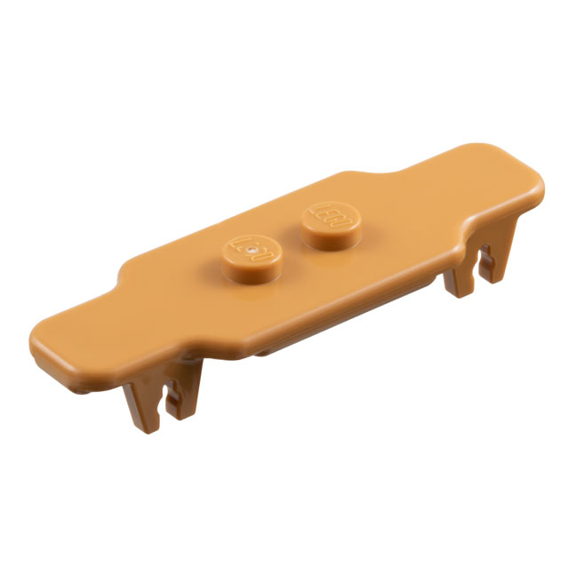 6324 - Minifigure, Utensil Skateboard Longboard Deck – Medium Nougat