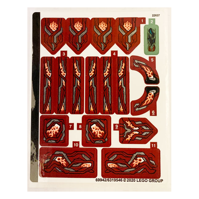 76155stk01 - Sticker Sheet for Set 76155 - (69942/6319546)