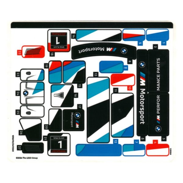 76922stk01 - Sticker Sheet for Set 76922, Sheet 1 - (10106781/6472362)