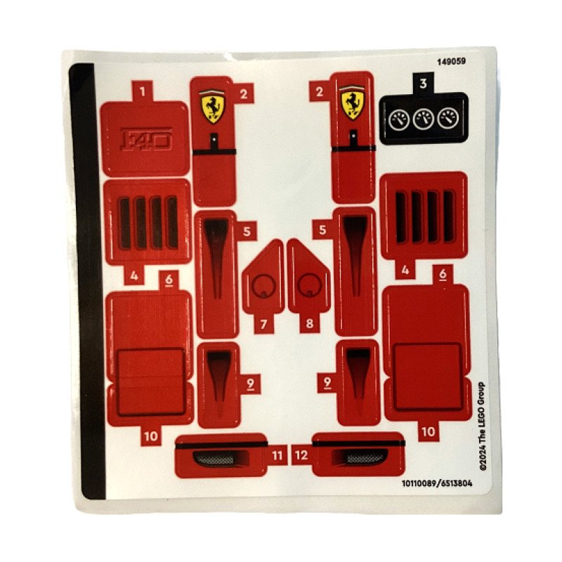 76934stk01 - Sticker Sheet for Set 76934 - (10110089/6513804)
