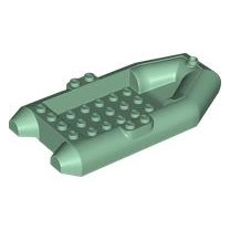 78611 - Boat, Rubber Raft 12 x 6 x 2 – Sand Green