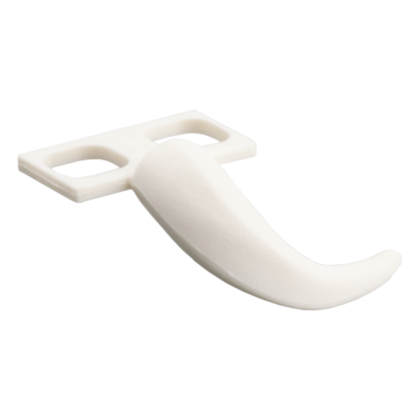 79973 - Minifigure Costume Tail Dinosaur – White
