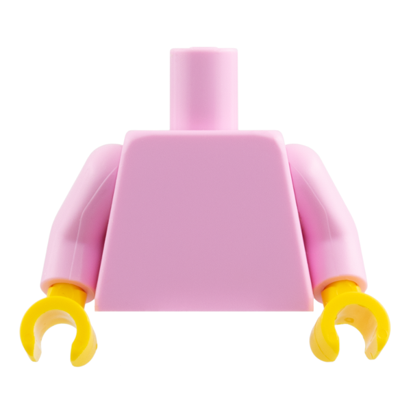973c103 - Torso Plain / Bright Pink Arms / Yellow Hands – Bright Pink