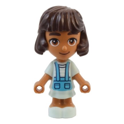 frnd0699 - Friends Alba - Micro Doll, Light Aqua Dress