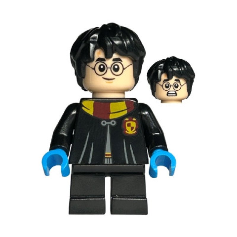 hp237 - Harry Potter - Black Torso Gryffindor Robe, Black Short Legs