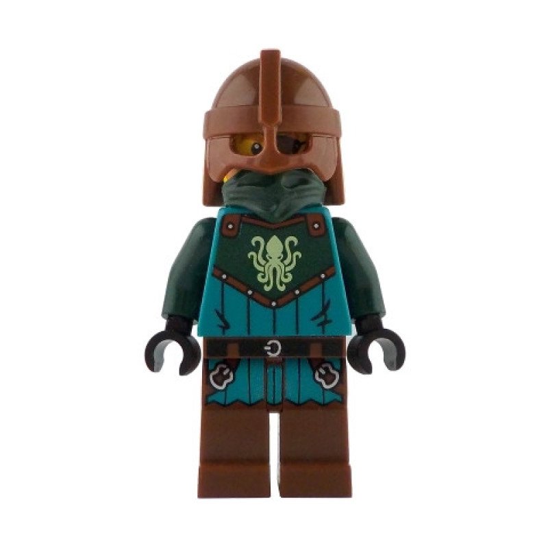 idea229 - Kraken Warrior - Male, Reddish Brown Helmet, Eye Patch